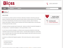 Tablet Screenshot of bloss.com