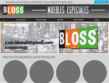 Tablet Screenshot of bloss.cl